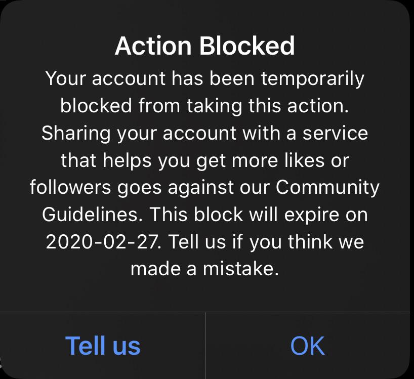 Instagram Action Block Tips