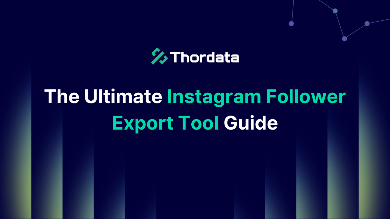 Instagram follower export tools