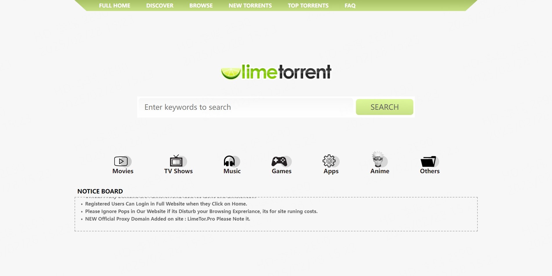 LimeTorrents Proxies