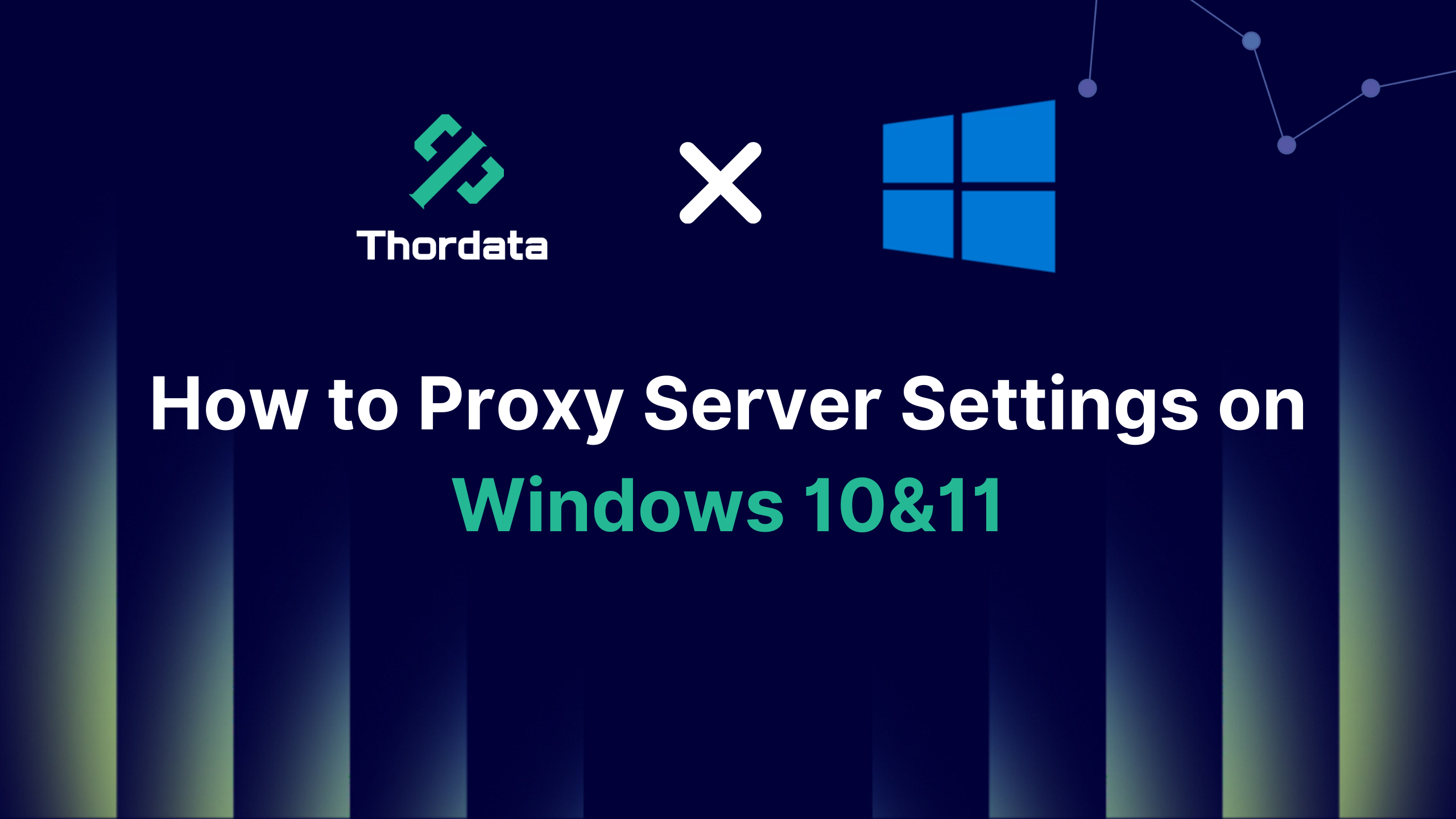 proxy server settings windows 10