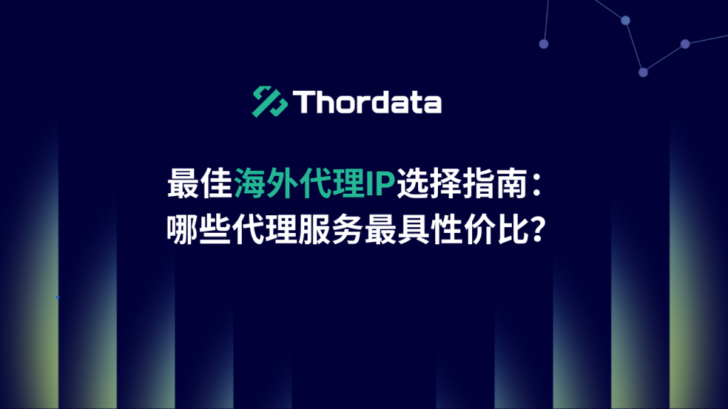 哪些代理服务最具性价比