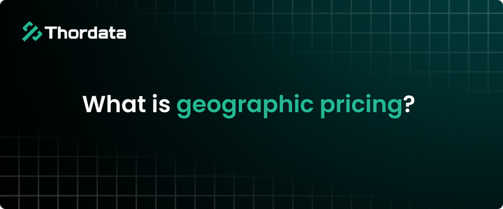 What is geographic pricing?